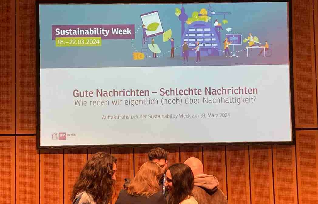 Sustainability Week in Berlin bei der IHK