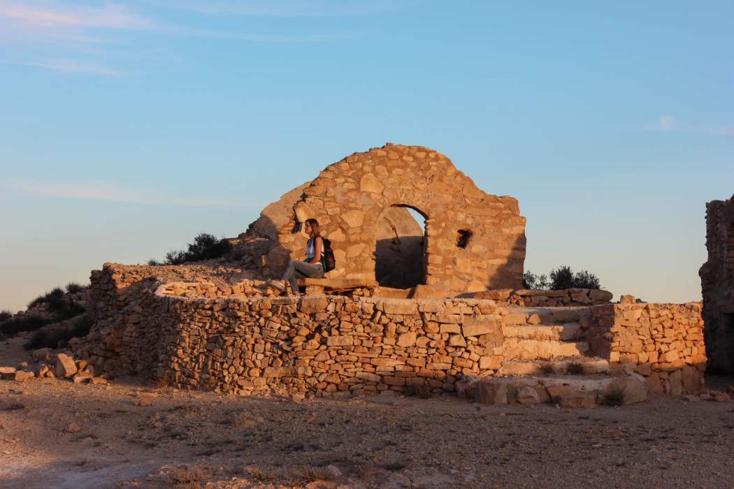 Dahargebirge-Tunesien Alte Speicherburg und Festung im Gebirge