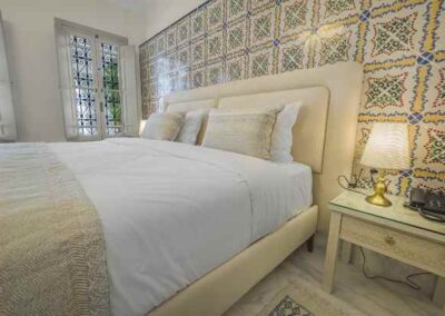 Hotelbett in viktorianischem Stil